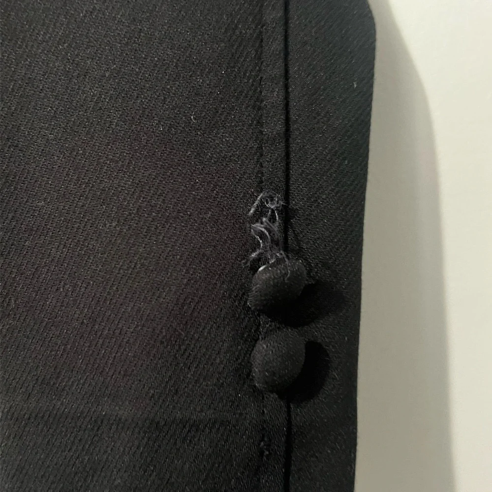 Petit Clair Boys Blazer Soft Shell Sz 8 Black Crest Formal Wedding Holiday Suit